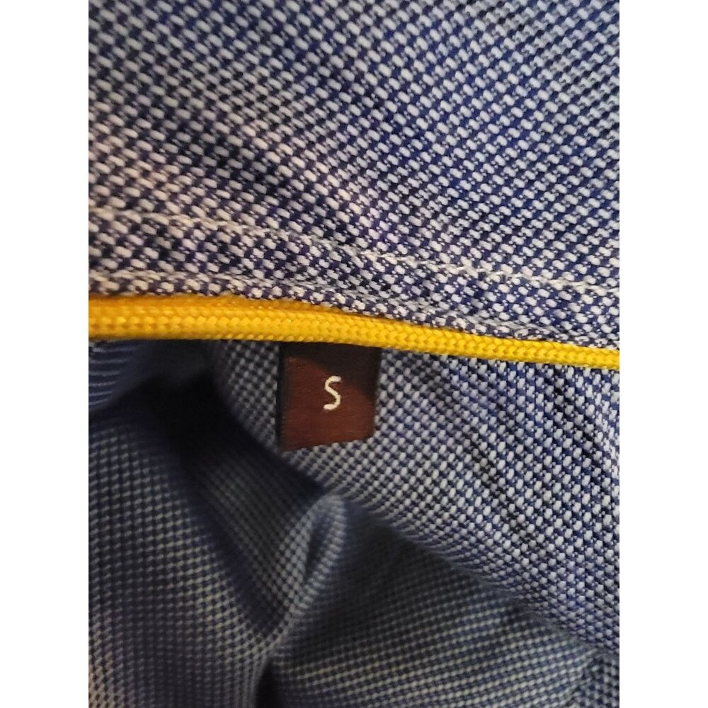 Robert Talbott Classic Mens Blue Long Sleeve Button-Up Shirt 100% Cotton - Picture 9 of 9